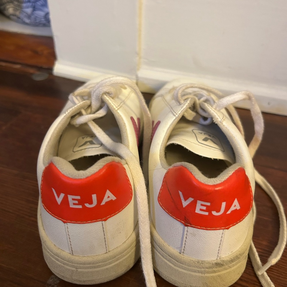 Veja Sneakers in Purple & Orange